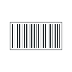 Barcode icon. Flat symbol for your web site design, logo
