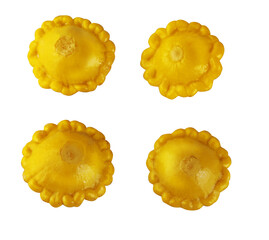 pickled pattison, isolated on a white background