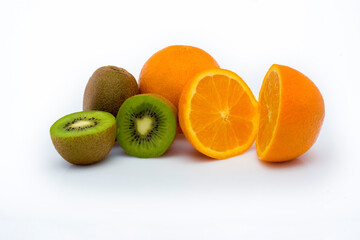 kiwi and oranges