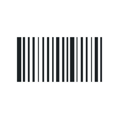 Barcode icon. Simple design on white background