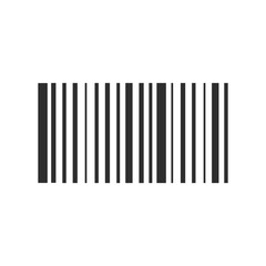 Barcode icon. Simple design on white background