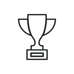 symbol of victory event color editable on white background