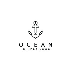 anchor vector illustration logo design © alexander 137