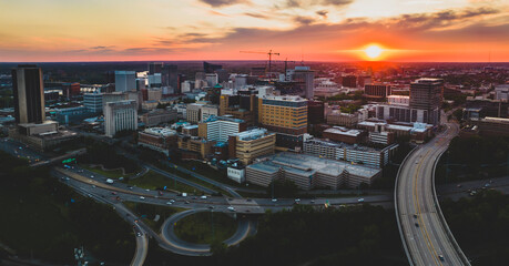 Sunset Over Downtown Richmond, Virginia