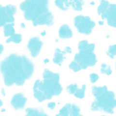 Cow tie dye seamless pattern. Watercolour abstract texture.