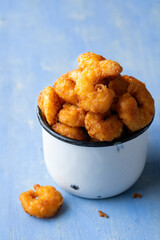 golden fried shrimp popcorn