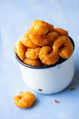 golden fried shrimp popcorn