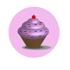 delicious tender cupcake
