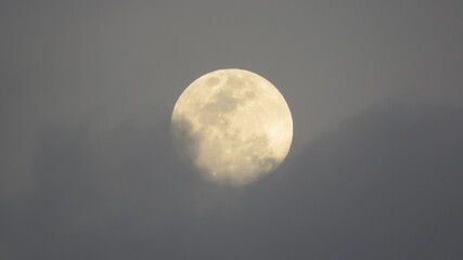 moon in the night sky