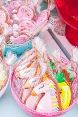 holiday cookies in the form of unicorns 
 and ice cream and other