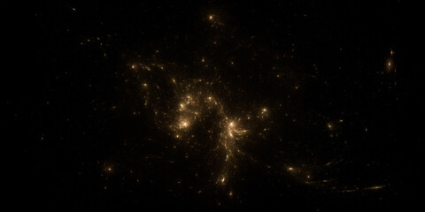 Banner Star field background . Starry outer space background texture . Colorful Starry Night Sky Outer Space background. 3D illustration
