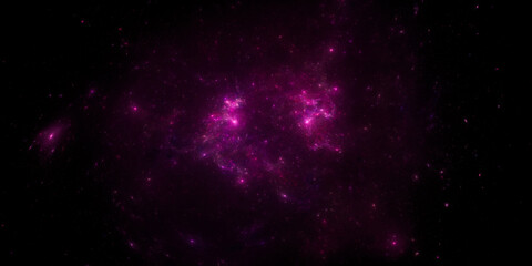 Banner Star field background . Starry outer space background texture . Colorful Starry Night Sky Outer Space background. 3D illustration
