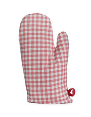 Oven glove for hot dishes isolated on white
