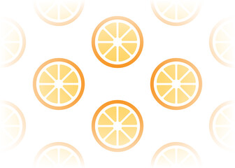 Lemon wedges. Seamless background for packaging and fabric design.