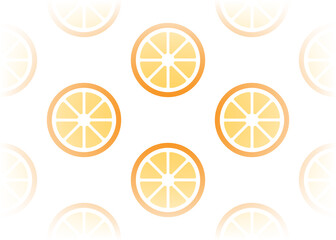 Obraz premium Lemon wedges. Seamless background for packaging and fabric design.