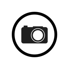 Photo Camera icon. Photography sign. Vector Illustration. 