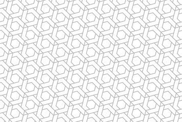 Fototapeta premium The geometric pattern with lines. Seamless vector background. White and gray texture. Graphic modern pattern. Simple lattice graphic design.
