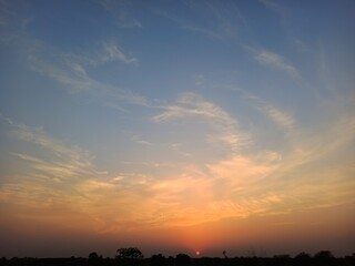 Obraz premium sunset in the sky