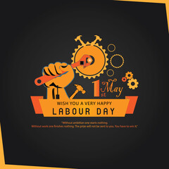 Labour day 1st May Vector  wallpaper image 