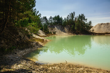 Horní Bříza - The Czech Republic (Czechia) - kaolin quarry