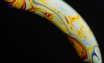 background with a rainbow