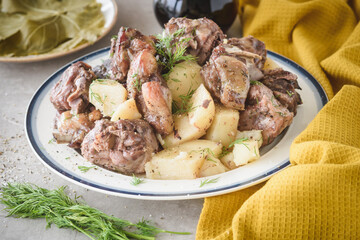 Step by step of preparing Clay-Pot Lamb Cooked over Vinewood from Sifnos