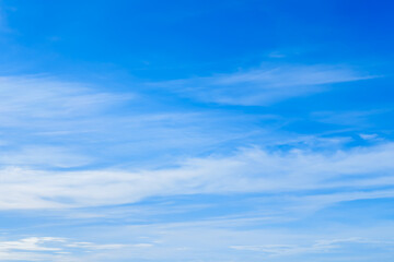 Blue sky with cloud, background.