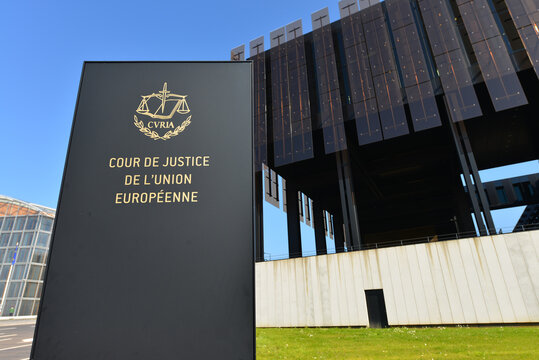 Luxembourg / Luxembourg - Oktober 3, 2014: The European Court of Justice on Kirchberg Plateau in Luxembourg