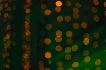 Gold color Blur Bokeh Background