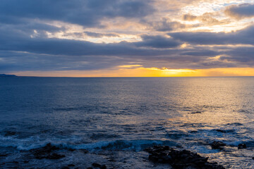 Obraz premium sunset over the sea