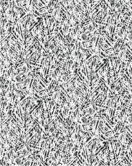 Fototapeta premium Rich, heavy fabric texture. Vector texture of weaving cloth. Grunge background. Abstract halftone vector illustration. Overlay for interesting effect and depth. Black isolated on white background.