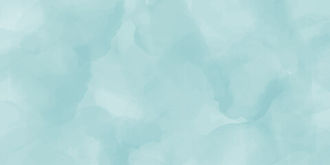 Abstract blue azure green marble fluid painted background. Alcohol ink or watercolor art. Editable vector texture backdrop for poster, card, invitation, flyer, cover, banner, social media post.