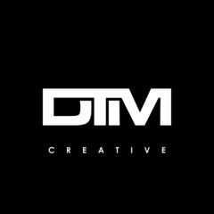 DTM Letter Initial Logo Design Template Vector Illustration