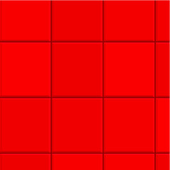 Red tiles texture. Abstract red geometric pattern