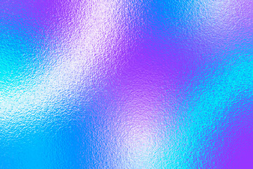 Blue purple ombre background. Colorful gradient. Bright color texture. Neon colors. Metallic abstract surface. Multicolored сolored metal effect foil. Multicolor backdrop design for prints. Vector © Omeris