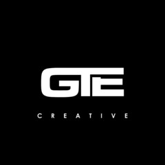 GTE Letter Initial Logo Design Template Vector Illustration