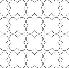  Geometric vector pattern with triangular elements. Seamless abstract ornament for wallpapers and backgrounds. Black and white colors.