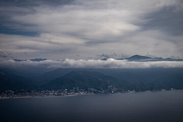 Aerial view of Puerto Vallarta, Mexico