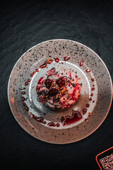 chocolate cake on a plate