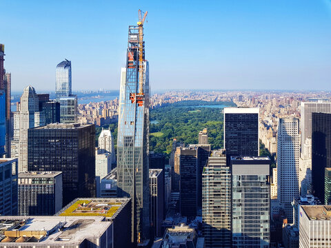 Central Park entre edificios 