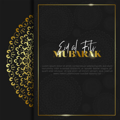Luxury Eid Mubarak greetings card