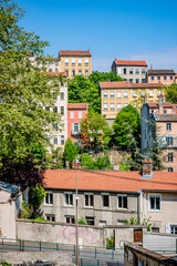 Dans les rues de la Croix-Rousse à Lyon