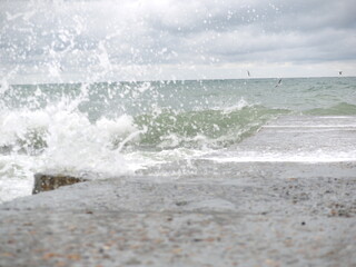 waves on the sea
