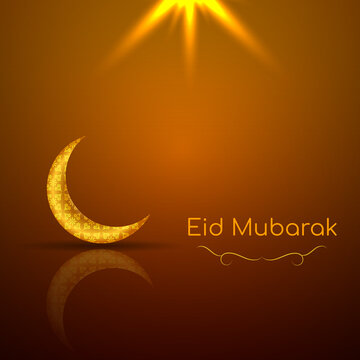 Abstract holy elegant decorative background for eid mubarak