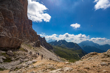 Fototapeta premium Monte Averau dalla forcella Averau - Dolomiti