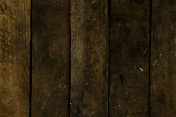 Dark old wood. Destroyed brown background.