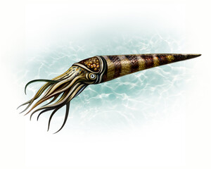 Orthoceras (straight horn)