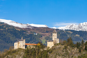 Obraz premium Sprechenstein Castle, South Tyrol, Italy