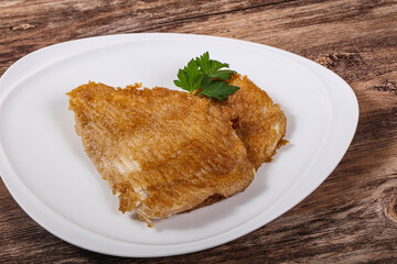 Roasted delicous seafood - stingray wings
