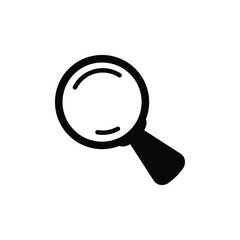Magnifying Glass icon vector. loupe zooming icons illustration. Web or app search icon illustration template
